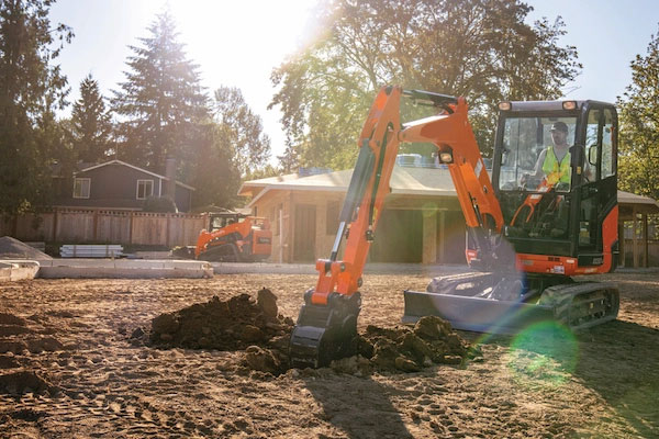 Lingkup aplikasi tina excavators leutik