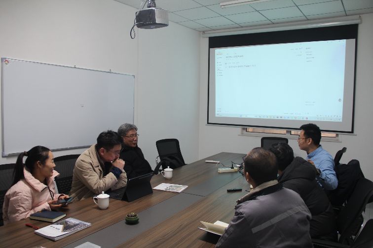 Shandong Lannuo Ngabahas Inisiasi Proyék pikeun Laboratorium Noise sareng Kontrol Noise sareng Profesor KWAK, Moon Kyu, Ph.D. sareng Perwakilan Liang Tongho ti Universitas Dongguk, Koréa Kidul